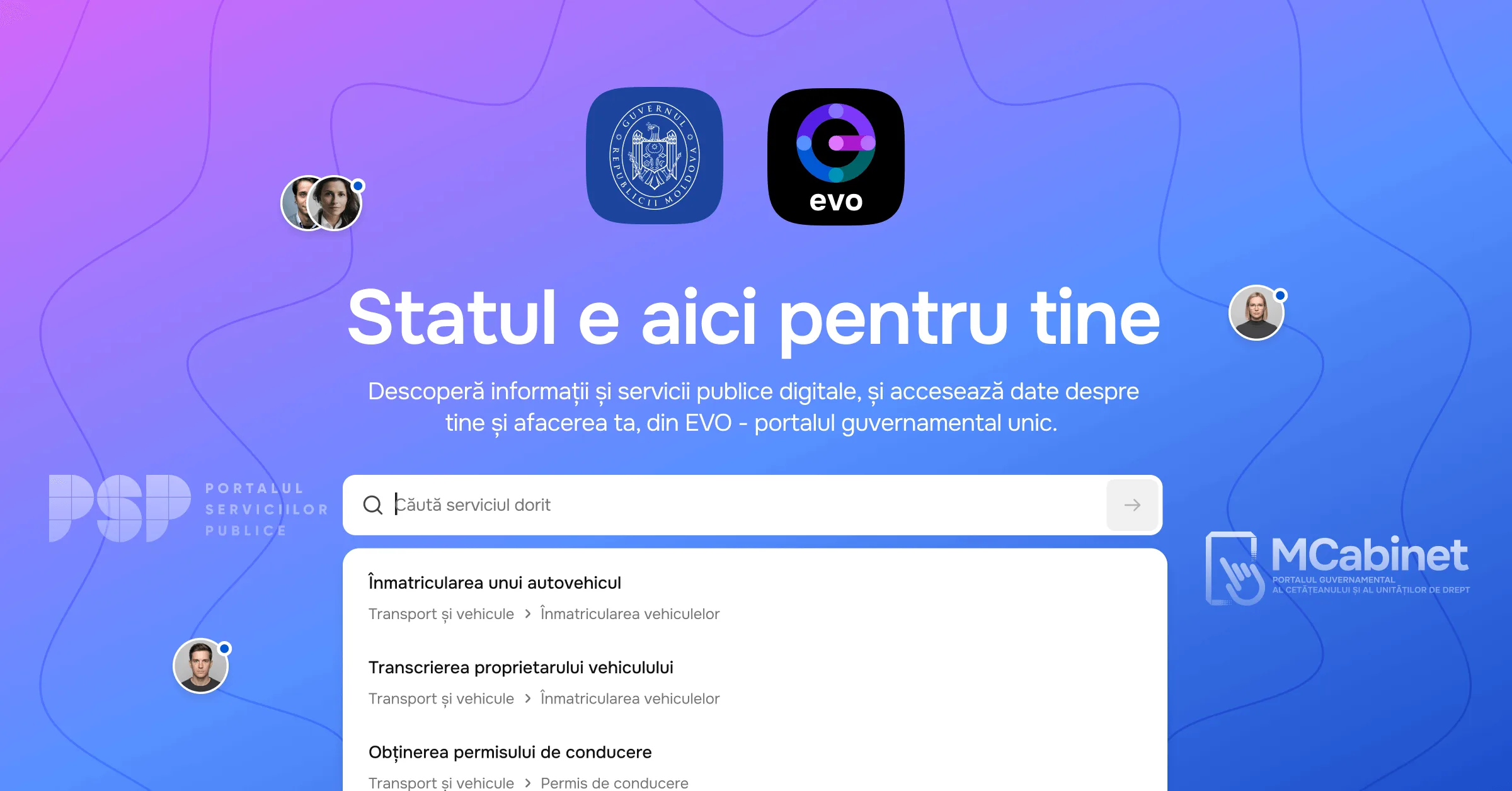 Statul e aici pentru tine