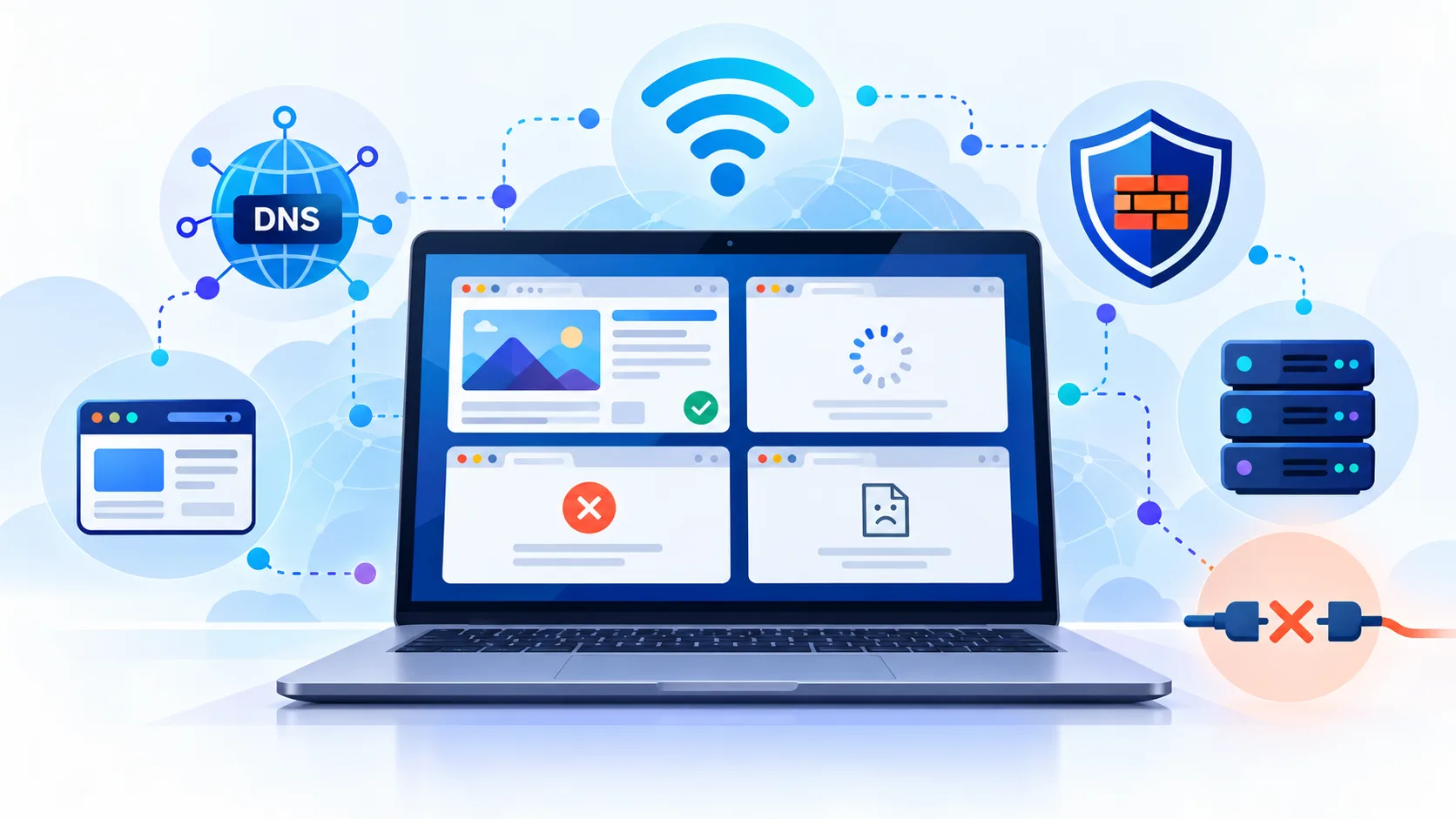 Computerul nu încarcă unele site-uri, dar le încarcă rapid pe altele